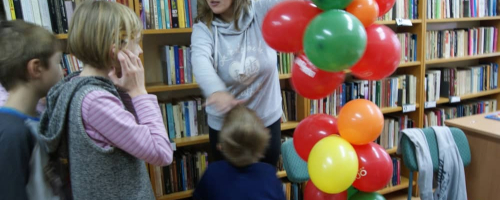 Urodziny biblioteczne w bibliotece w Karczycach